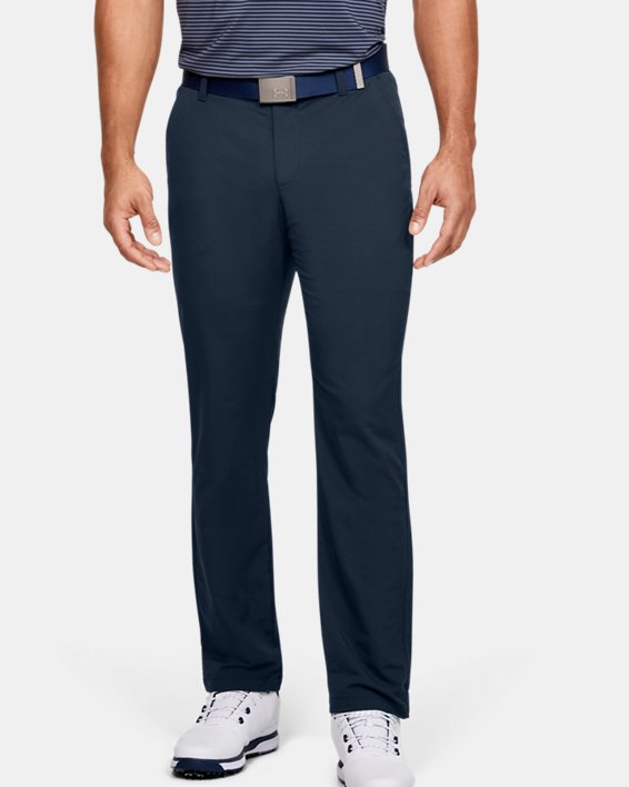 Men's UA Match Play Tapered Pants in Blue image number 0